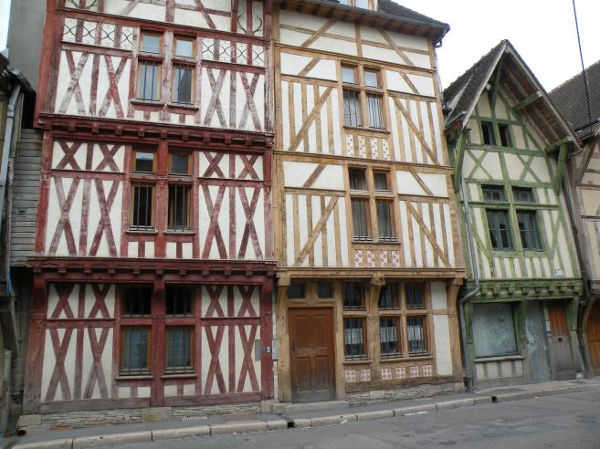  maisons à pans de bois dans la  rue kléber